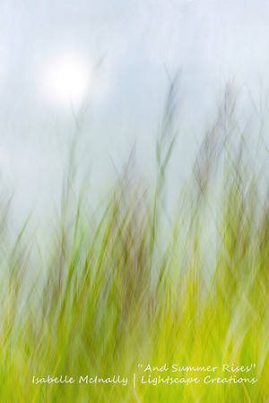 Impressionist photograph inspired by Loch Kinnordy