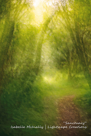 Impressionist photograph inspired by Loch Kinnordy