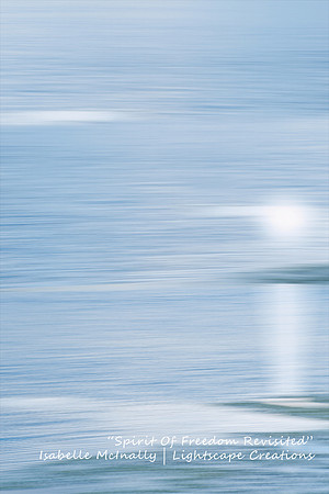 Impressionist photograph inspired by Loch Kinnordy