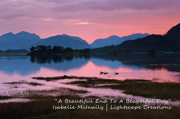 Impressionist photograph inspired by Loch Leven
