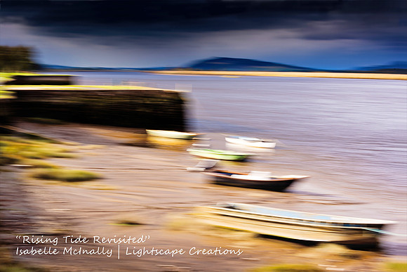 Impressionist photograph inspired by Newburgh's Harbour