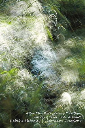 Impressionist photograph inspired by Loch Kinnordy