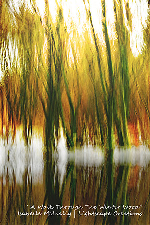 Impressionist photograph inspired by the Den O' Alyth