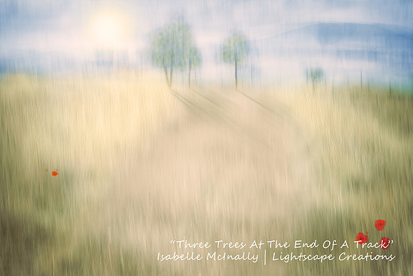 Impressionist photograph inspired by Glenshee