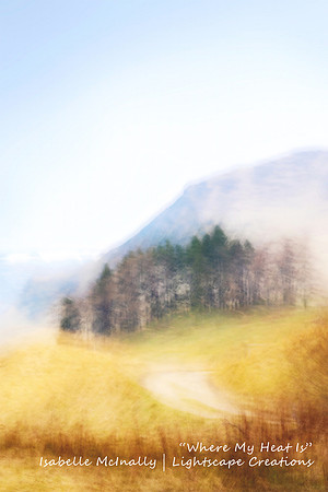 Impressionist photograph inspired by Spittal Of Glenshee