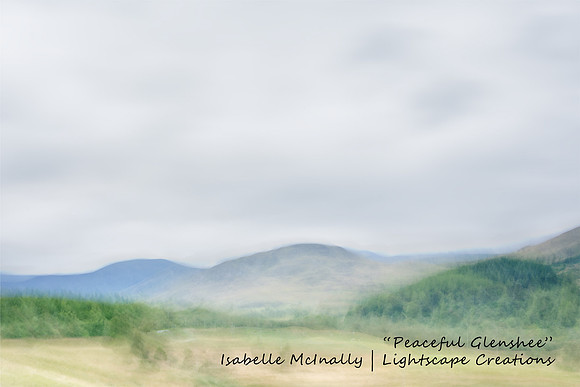 Impressionist photograph inspired by Glenshee