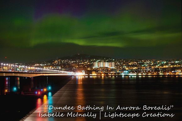 "Dundee Bathing In Aurora Borealis"