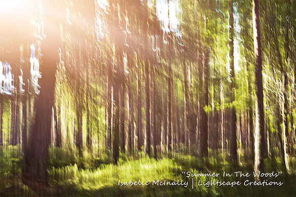 Impressionist photograph inspired by Glen Dee in Aberdeenshire